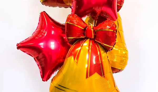 Фонтан из колокольчиков и звезд