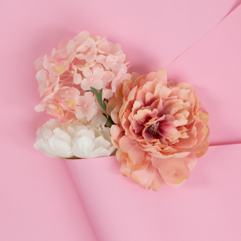 Пленка "Самая нужная", нежно-розовая / рулон