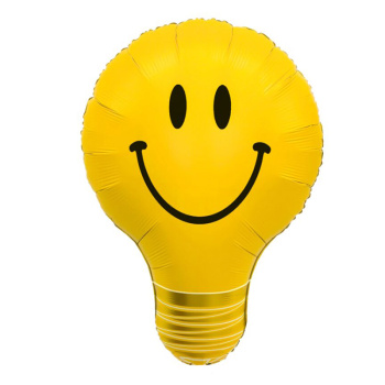 Лампочка в упаковке, фольгированный шар