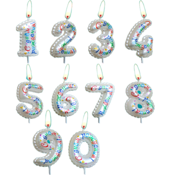 Свеча тортовая цифра 0 "Воздушная СДР"