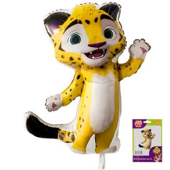 Лео и Тиг Леопард Лео в упаковке, фольгированный шар