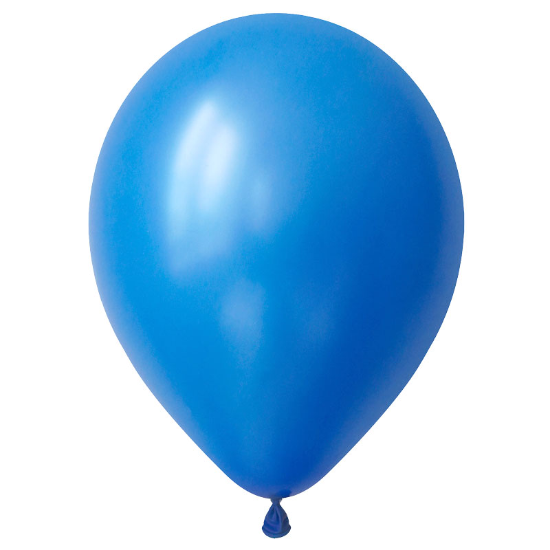 Синий, Пастель / Royal blue, латексный шар