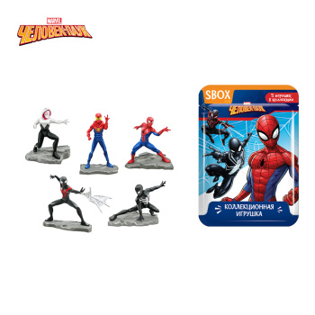 Игрушка в флоупаке ЧЕЛОВЕК ПАУК SBOX MARVEL / 1 шт. /