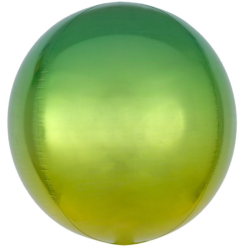 Сфера 3D Омбре Жёлтый и Зелёный в упаковке / Ombré Orbz Yellow & Green