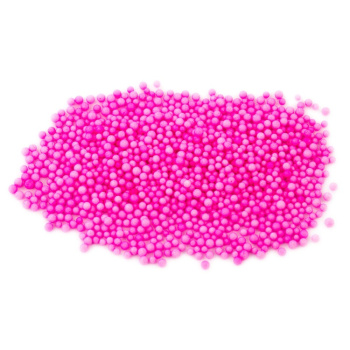 Шарики из пенопласта, ярко-розовые