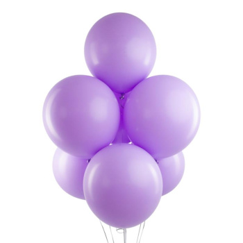 Фиолетовый Макаронс, Пастель / Floral, латексный шар
