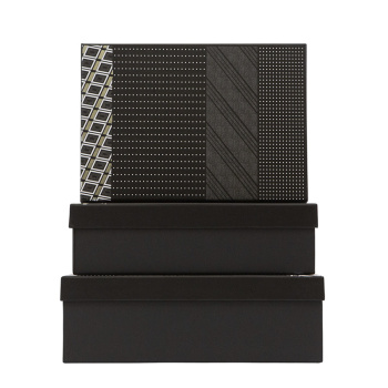 Набор подарочных коробок 3 в 1 "Черный"