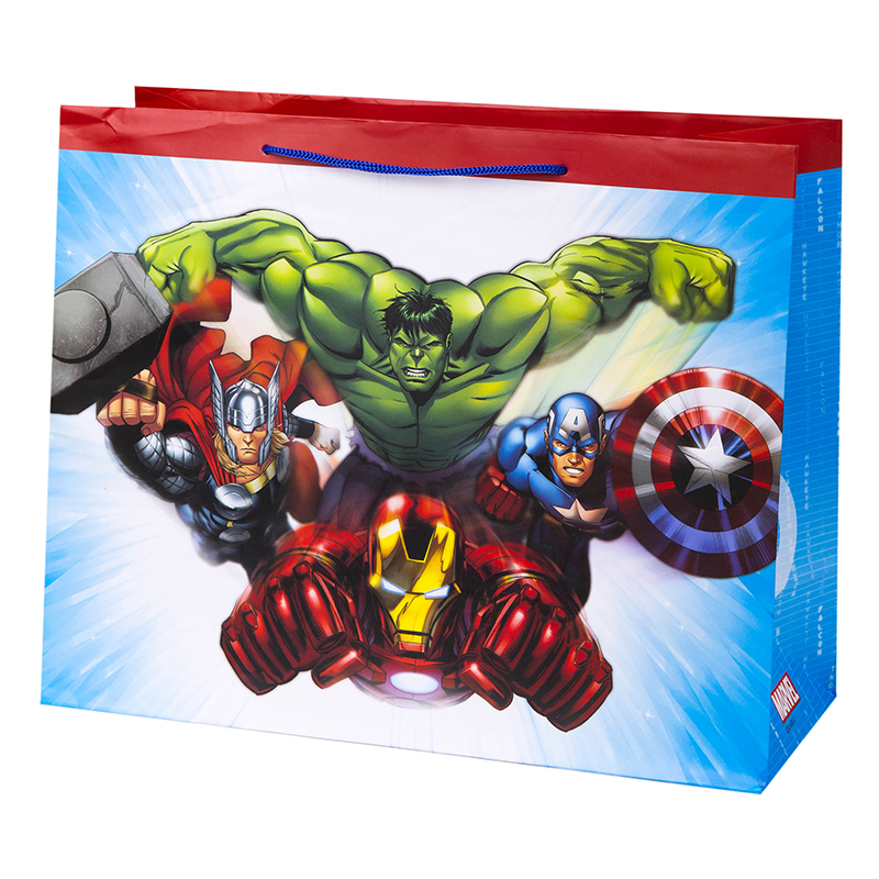 Пакет подарочный бумажный "Мстители: Сила четверых"