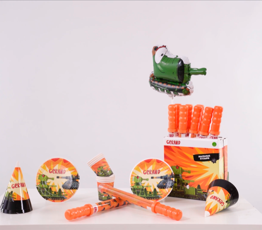 Танки Gerand в упаковке, фольгированный шар