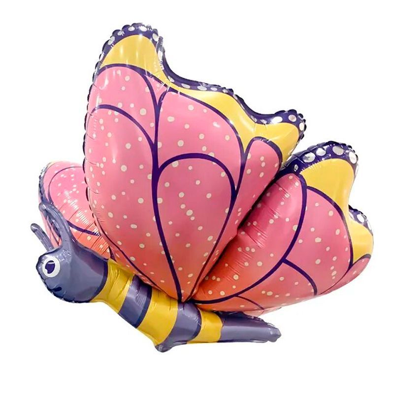 Бабочка 3D в упаковке, фольгированный шар
