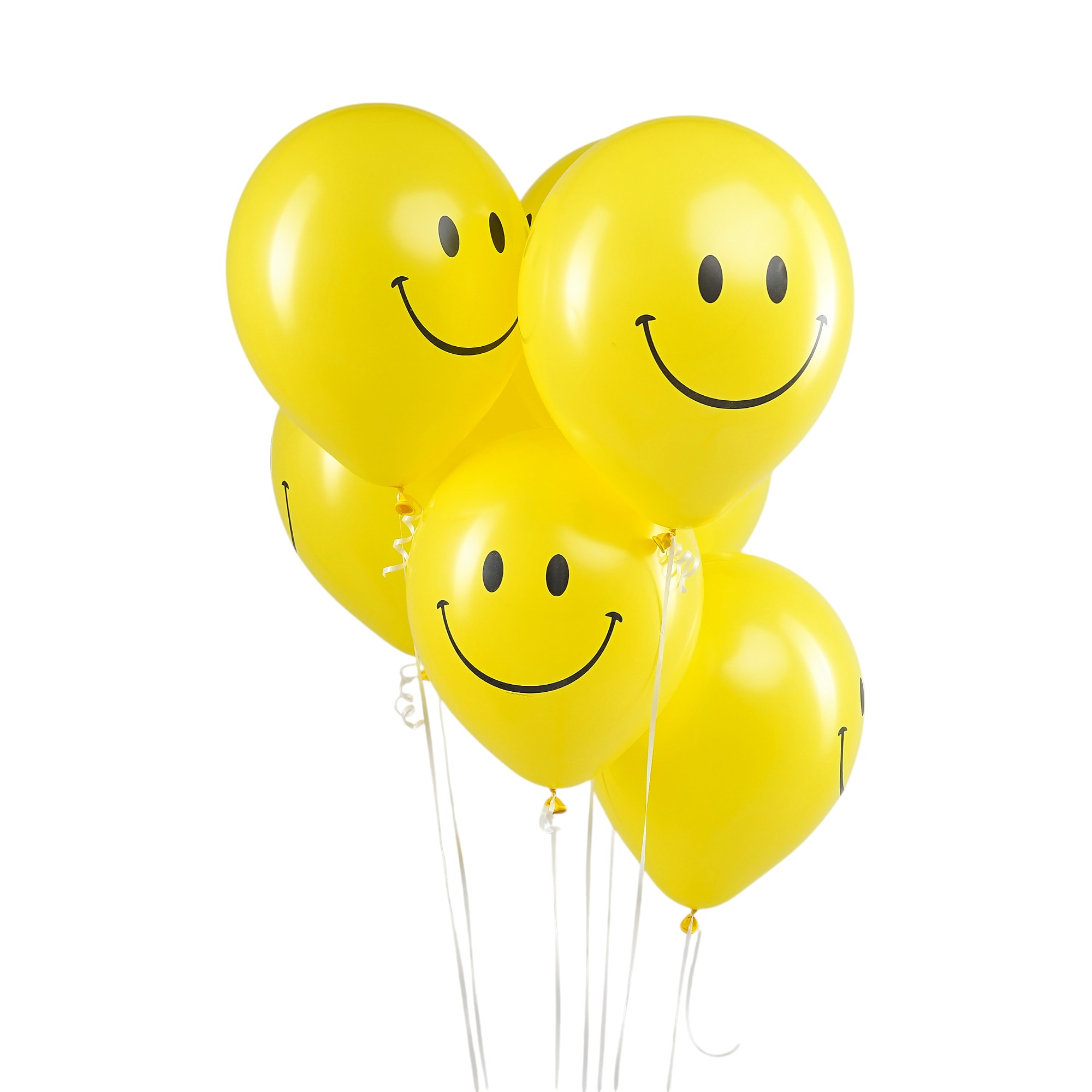 Шар Смайлик Желтый, Пастель