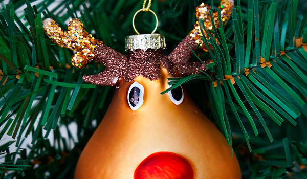 Новый год шарик олени