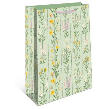 Пакет подарочный "Цветочный принт"