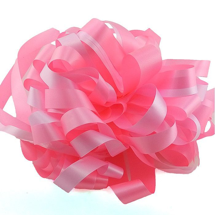Подарочный Бант-шар Пастель "Комбо" Коралловый с нежно-розовым