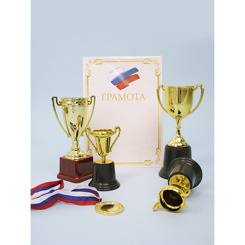 Медаль призовая "2 место" Серебряная