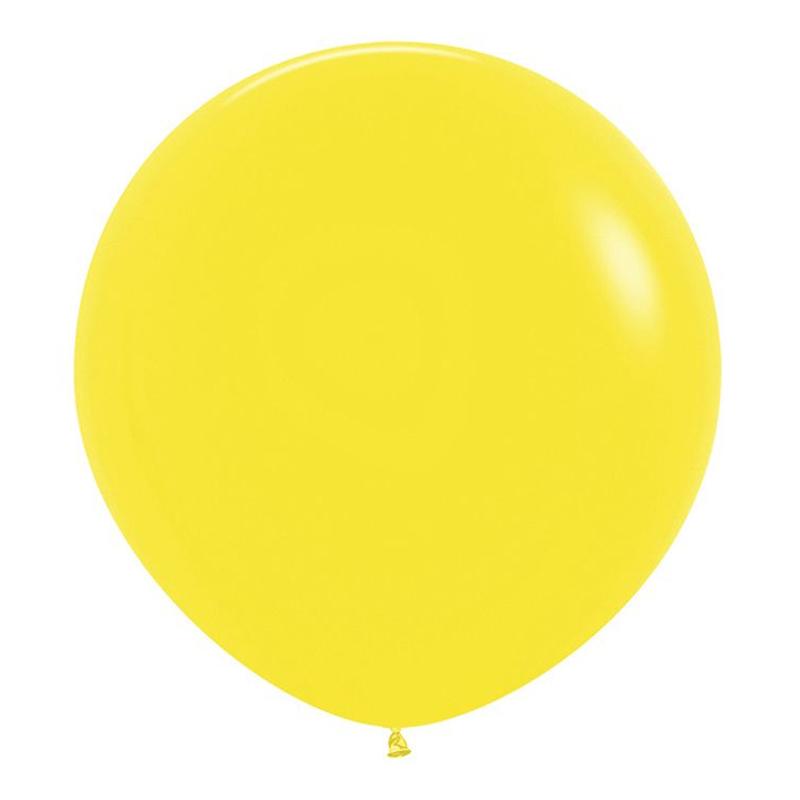 Желтый,  Пастель / Yellow, латексный шар