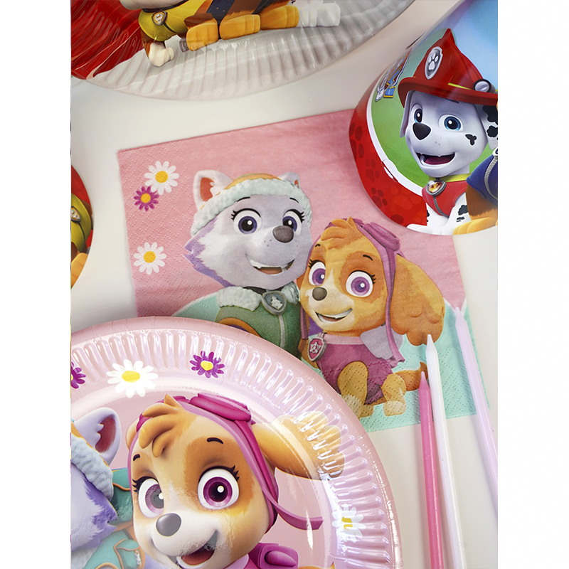 Стаканы пластиковые "Щенячий Патруль (дизайн для девочек)" / Paw Patrol (Girl Design)