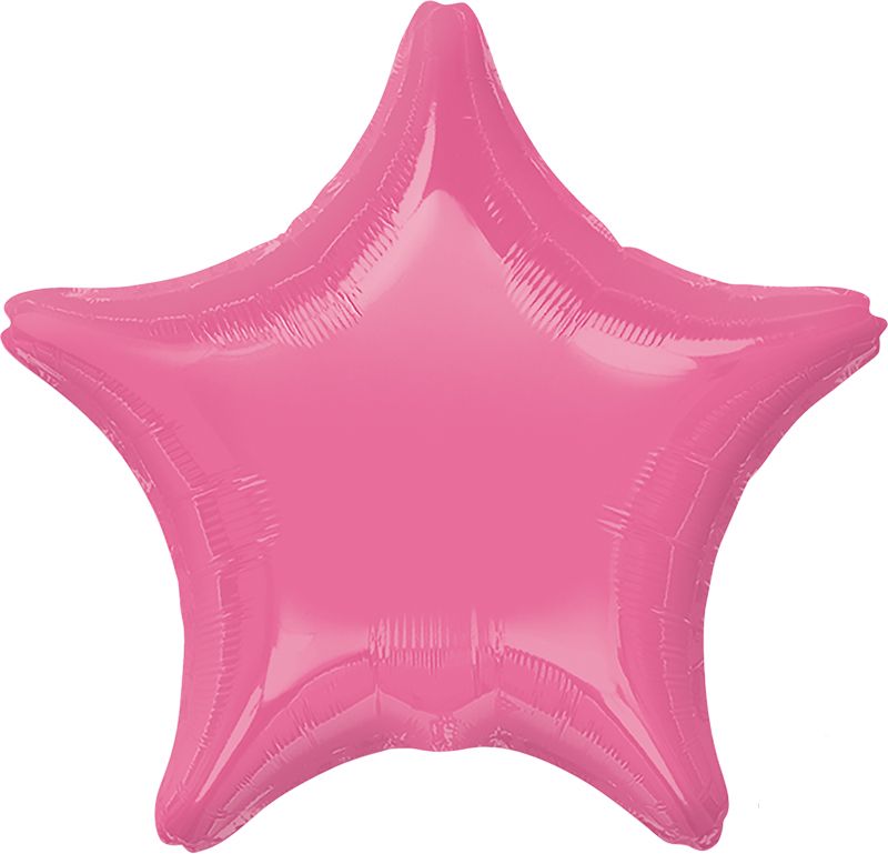 Звезда Розовый / Rose Decorator Decorator, фольгированный шар