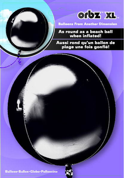 Сфера 3D Черный в упаковке / Black Orbz