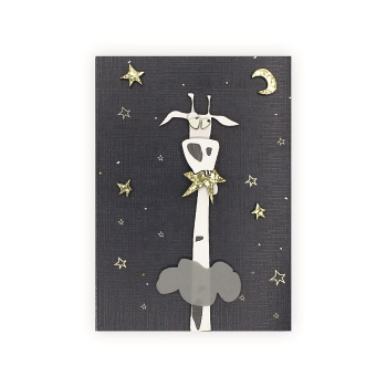 Открытка "Жираф". Ручная работа