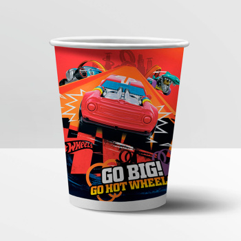 Стаканы 250 мл Хот Вилс (Hot Wheels) / 6 шт. / 