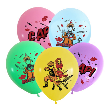 СДР Аниме ниндзя, Ассорти Пастель, латексный шар