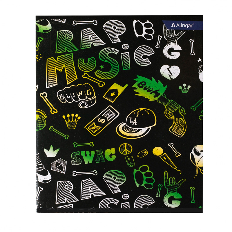 Тетрадь "Stickers and badges", 48 л., клетка