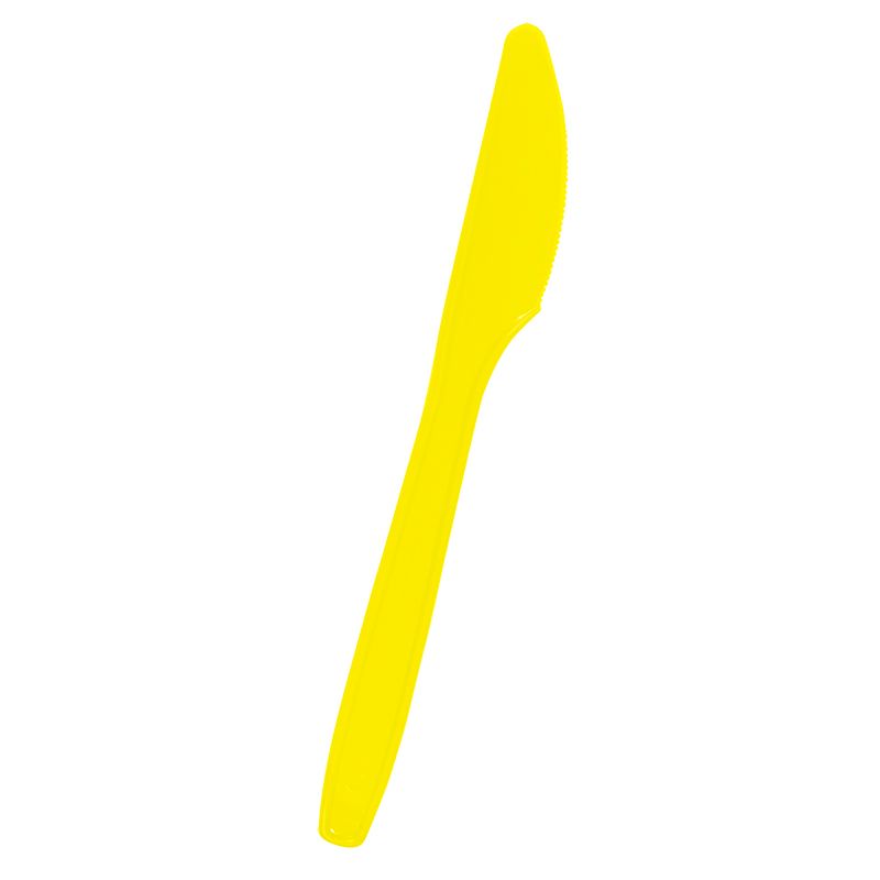Ножи пластиковые "Делюкс" Желтые