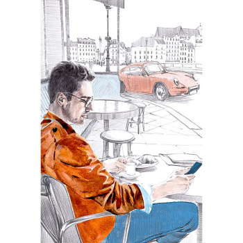 Открытка "Мужчина"