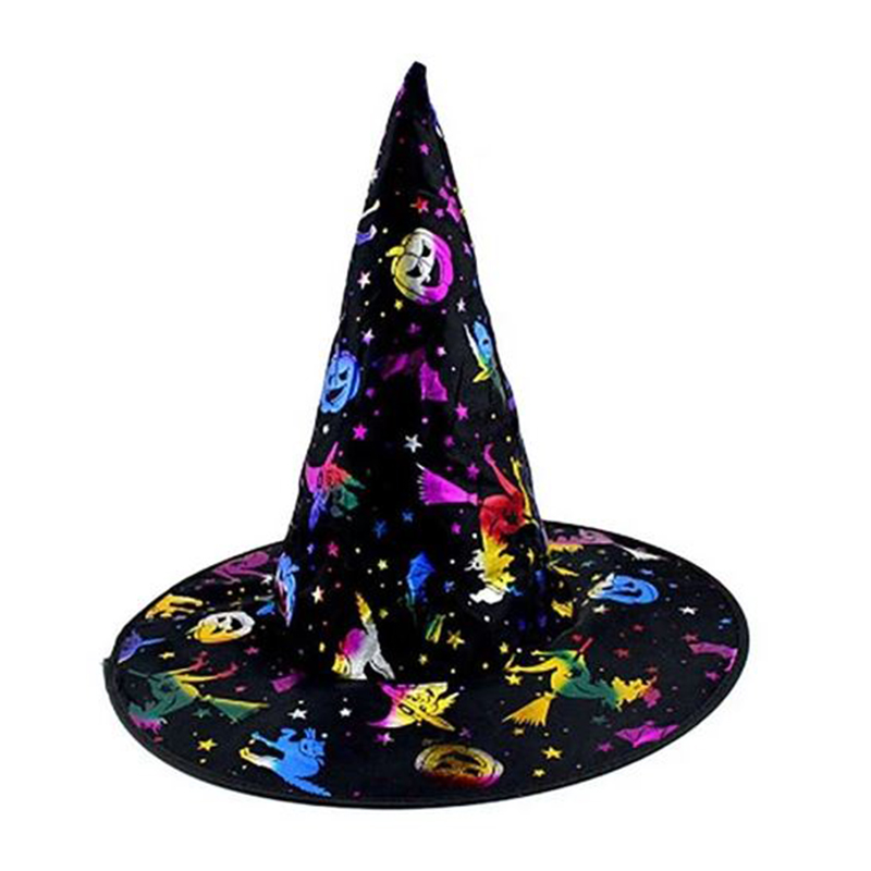 Шляпа "Ведьма" Яркий Принт