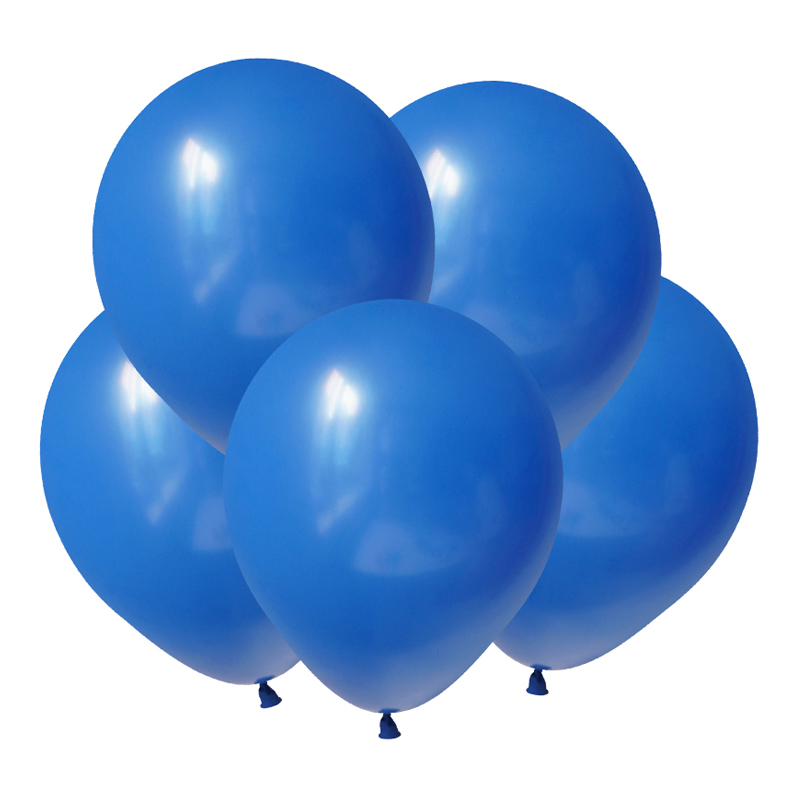 Синий, Пастель / Blue, латексный шар