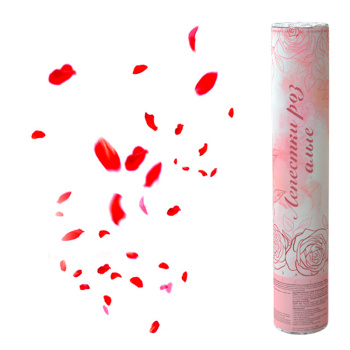 Пневмохлопушка Лепестки роз алые 