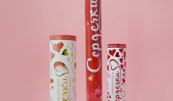 Хлопушки сердечки