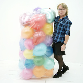 Пакет для транспортировки надутых шаров с тиснением