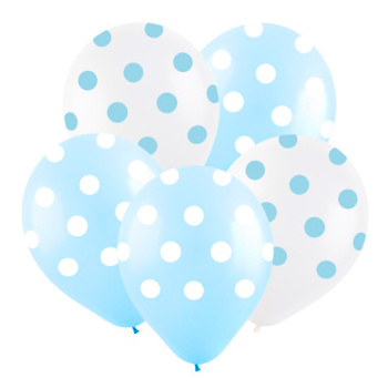 Горох, Ассорти, Пастель, 5 ст., латексный шар