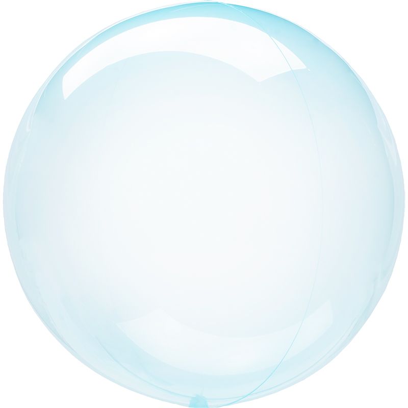 Сфера 3D Кристал Голубой прозрачный в упаковке / Clearz Crystal Blue