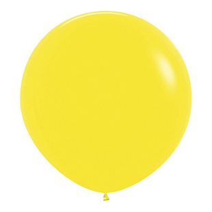 Желтый, Пастель / Yellow, латексный шар