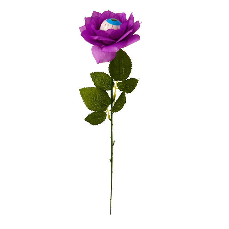 Декоративное украшение "Цветок" Фиолетовый с глазом 