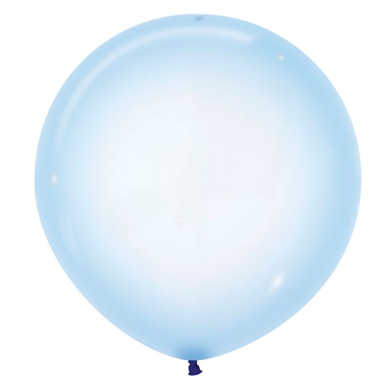 Голубой, Кристальные шары / Blue, латексный шар