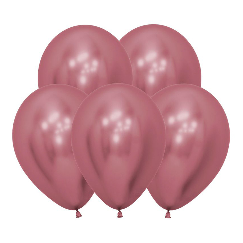Рефлекс Розовый (Зеркальные шары) / Reflex Pink, латексный шар