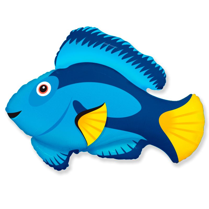 Голубая рыбка мини