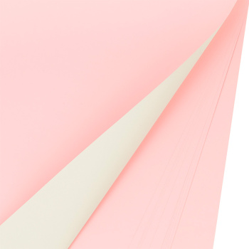 Пленка двухсторонняя матовая, бежевый - светло-розовый / листы