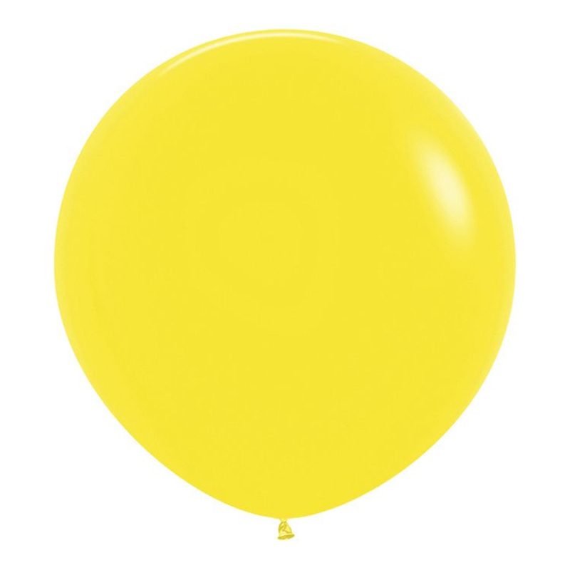 Желтый, Пастель / Yellow, латексный шар