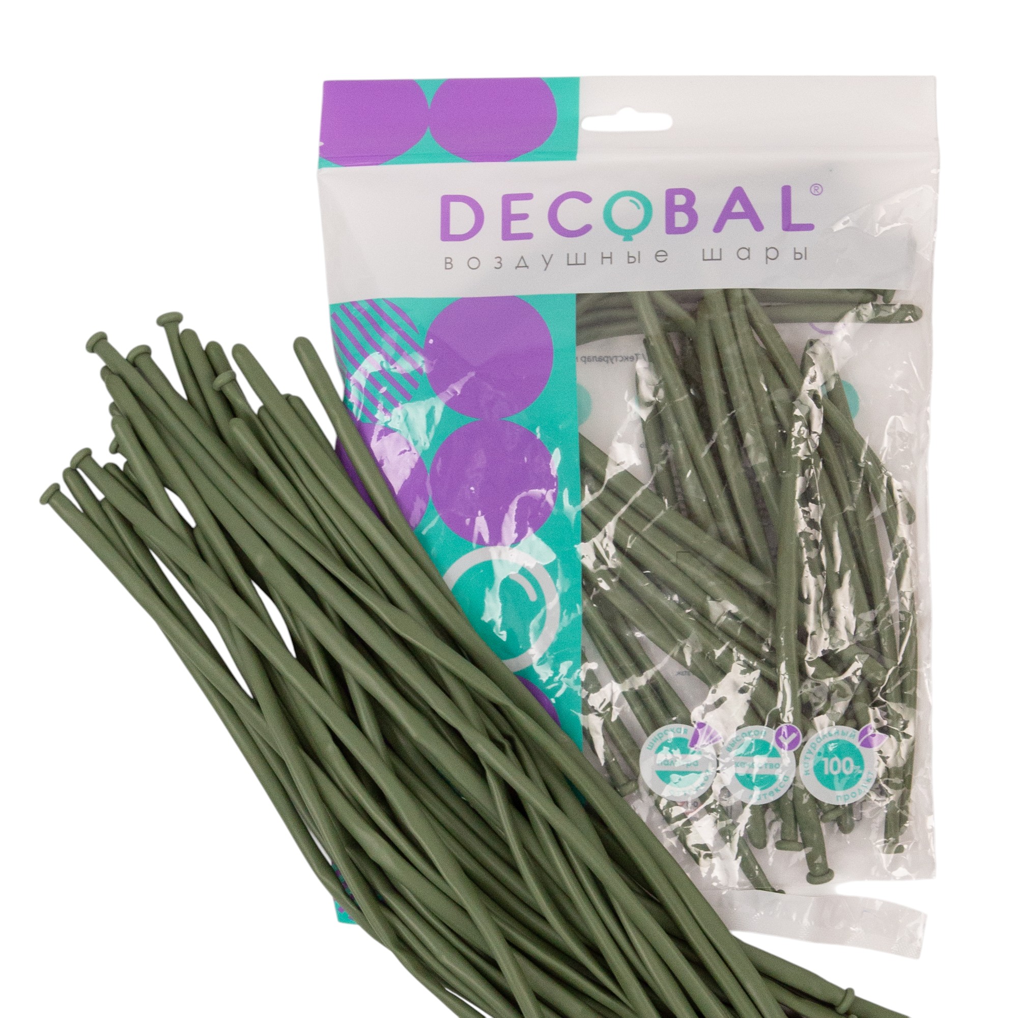 ШДМ Эвкалипт, Пастель / Eucalyptus, латексный шар
