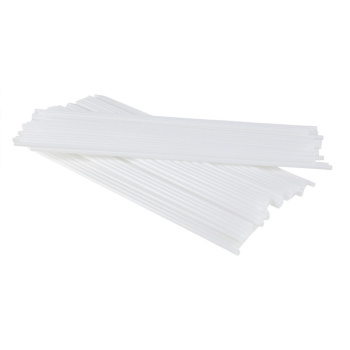 Трубочка полимерная для шаров, флагштоков и сахарной ваты Белая