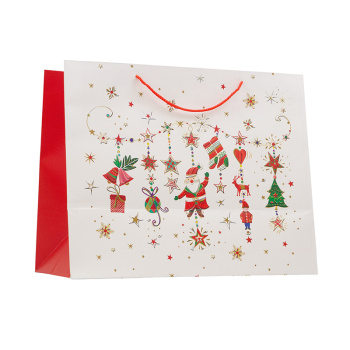 Пакет подарочный "С новым годом! Весёлая гирлянда"