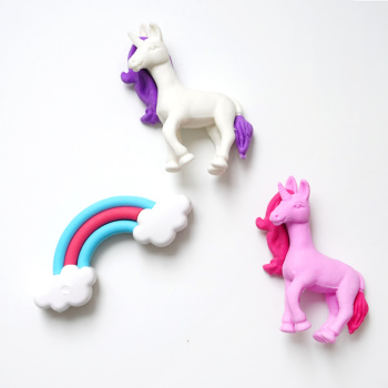 Набор ластиков фигурных "Единорог и Радуга"