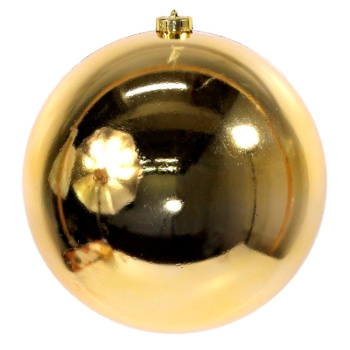 Новогодние шары Золото глянцевые