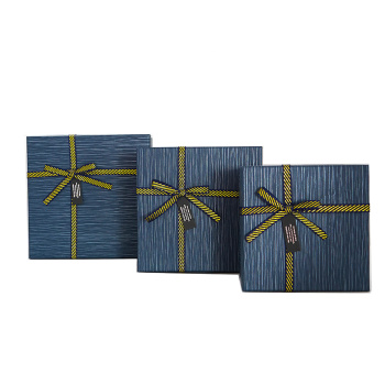 Набор подарочных коробок 3 в 1 "Для мужчин. Квадрат", Синий