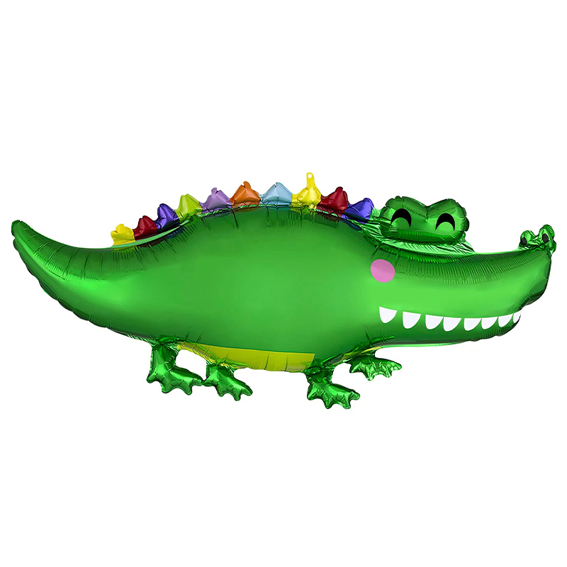 Крокодильчик в упаковке, фольгированный шар